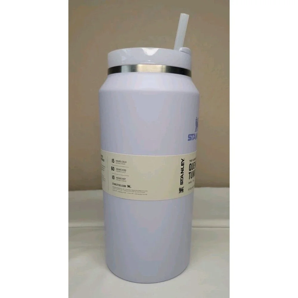 NWT Stanley Quencher H2.0 FlowState Tumbler 64 oz 1.89L New With Tags Dew Drop
